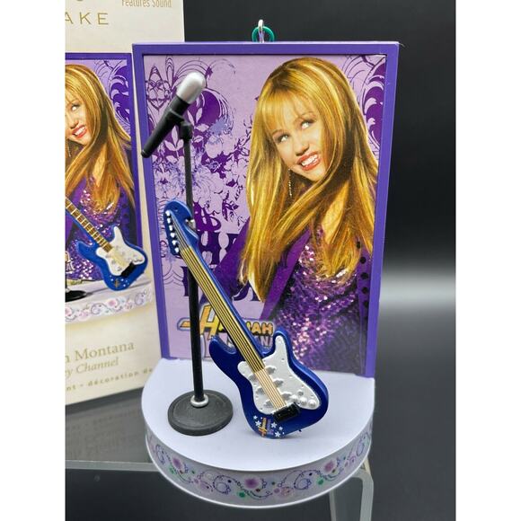 Hallmark Christmas Keepsake Ornament Hannah Montana Disney Channel Magic Sound - Picture 6 of 8